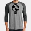 Mens Perfect Tri ® 3/4 Sleeve Raglan Thumbnail