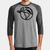 Mens Perfect Tri ® 3/4 Sleeve Raglan Thumbnail