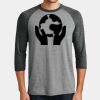 Mens Perfect Tri ® 3/4 Sleeve Raglan Thumbnail