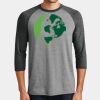 Mens Perfect Tri ® 3/4 Sleeve Raglan Thumbnail