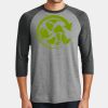 Mens Perfect Tri ® 3/4 Sleeve Raglan Thumbnail