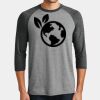 Mens Perfect Tri ® 3/4 Sleeve Raglan Thumbnail