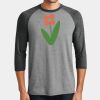 Mens Perfect Tri ® 3/4 Sleeve Raglan Thumbnail