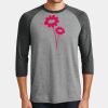 Mens Perfect Tri ® 3/4 Sleeve Raglan Thumbnail