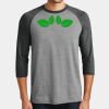 Mens Perfect Tri ® 3/4 Sleeve Raglan Thumbnail