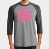 Mens Perfect Tri ® 3/4 Sleeve Raglan Thumbnail