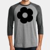 Mens Perfect Tri ® 3/4 Sleeve Raglan Thumbnail
