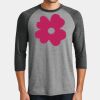 Mens Perfect Tri ® 3/4 Sleeve Raglan Thumbnail