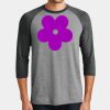 Mens Perfect Tri ® 3/4 Sleeve Raglan Thumbnail