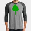 Mens Perfect Tri ® 3/4 Sleeve Raglan Thumbnail