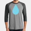Mens Perfect Tri ® 3/4 Sleeve Raglan Thumbnail