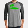 Mens Perfect Tri ® 3/4 Sleeve Raglan Thumbnail