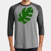Mens Perfect Tri ® 3/4 Sleeve Raglan Thumbnail