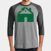 Mens Perfect Tri ® 3/4 Sleeve Raglan Thumbnail