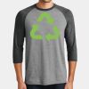 Mens Perfect Tri ® 3/4 Sleeve Raglan Thumbnail
