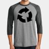Mens Perfect Tri ® 3/4 Sleeve Raglan Thumbnail
