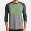 Mens Perfect Tri ® 3/4 Sleeve Raglan Thumbnail