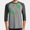Mens Perfect Tri ® 3/4 Sleeve Raglan Thumbnail