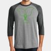Mens Perfect Tri ® 3/4 Sleeve Raglan Thumbnail