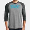 Mens Perfect Tri ® 3/4 Sleeve Raglan Thumbnail