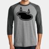 Mens Perfect Tri ® 3/4 Sleeve Raglan Thumbnail