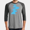 Mens Perfect Tri ® 3/4 Sleeve Raglan Thumbnail