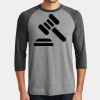 Mens Perfect Tri ® 3/4 Sleeve Raglan Thumbnail