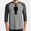 Mens Perfect Tri ® 3/4 Sleeve Raglan Thumbnail