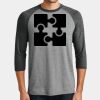 Mens Perfect Tri ® 3/4 Sleeve Raglan Thumbnail