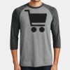 Mens Perfect Tri ® 3/4 Sleeve Raglan Thumbnail