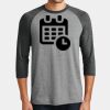 Mens Perfect Tri ® 3/4 Sleeve Raglan Thumbnail