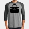Mens Perfect Tri ® 3/4 Sleeve Raglan Thumbnail