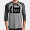Mens Perfect Tri ® 3/4 Sleeve Raglan Thumbnail
