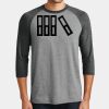 Mens Perfect Tri ® 3/4 Sleeve Raglan Thumbnail