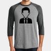 Mens Perfect Tri ® 3/4 Sleeve Raglan Thumbnail