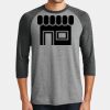 Mens Perfect Tri ® 3/4 Sleeve Raglan Thumbnail