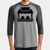 Mens Perfect Tri ® 3/4 Sleeve Raglan Thumbnail