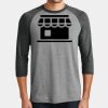Mens Perfect Tri ® 3/4 Sleeve Raglan Thumbnail