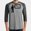 Mens Perfect Tri ® 3/4 Sleeve Raglan Thumbnail