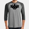 Mens Perfect Tri ® 3/4 Sleeve Raglan Thumbnail