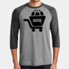 Mens Perfect Tri ® 3/4 Sleeve Raglan Thumbnail
