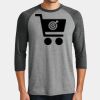 Mens Perfect Tri ® 3/4 Sleeve Raglan Thumbnail