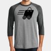 Mens Perfect Tri ® 3/4 Sleeve Raglan Thumbnail