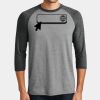 Mens Perfect Tri ® 3/4 Sleeve Raglan Thumbnail