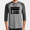 Mens Perfect Tri ® 3/4 Sleeve Raglan Thumbnail