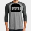 Mens Perfect Tri ® 3/4 Sleeve Raglan Thumbnail