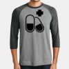Mens Perfect Tri ® 3/4 Sleeve Raglan Thumbnail