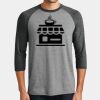 Mens Perfect Tri ® 3/4 Sleeve Raglan Thumbnail