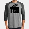 Mens Perfect Tri ® 3/4 Sleeve Raglan Thumbnail