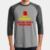Mens Perfect Tri ® 3/4 Sleeve Raglan Thumbnail